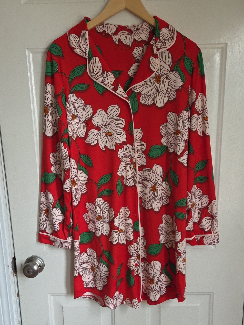 Red Draper James Night Shirt M